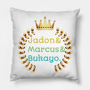 Jadon & Marcus & Bukayo Essential, football, soccer, Team supporter Pillow