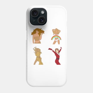 Mariah Carey Christmas, Butterfly, Emancipation of Mimi and Rainbow album art covers Phone Case