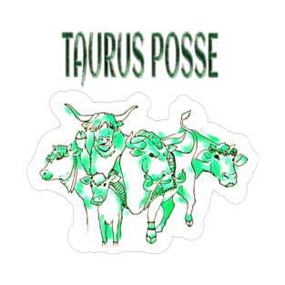 Taurus Posse - Emerald Herd - Front T-Shirt