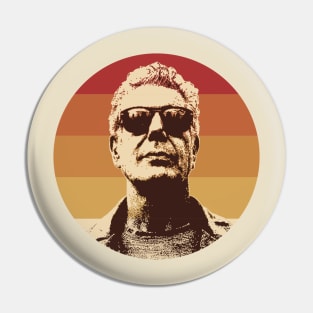 Retro Anthony Bourdain Chef Pin