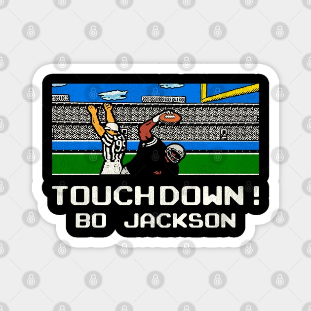 TOUCHDOWN BO! Magnet by darklordpug