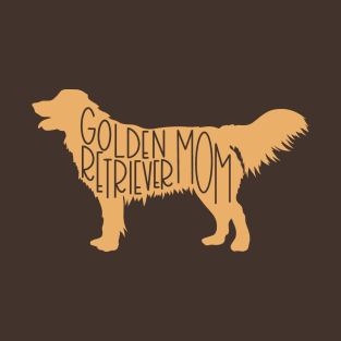 Golden Retriever Dog Mom Gold 2 T-Shirt