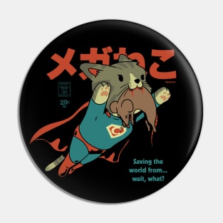 SupaCat - Kitty Cat Super Hero Pin