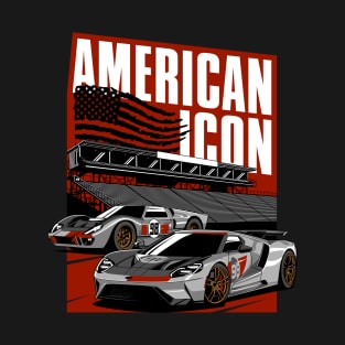 American Icon Ford GT Heritage #98 T-Shirt