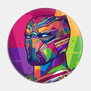 BLACK PANTHER WPAP STYLE FANART Pin