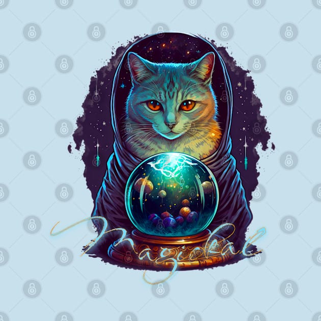 Magickal Space Cat by The Sherwood Forester