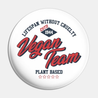 Vegan Team Pin