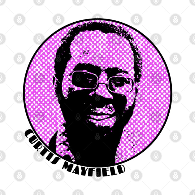 CURTIS MAYFIELD - Funk & Soul Superstar - (Indigo Print) by RCDBerlin