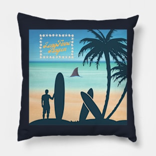 Long Finn’s lagoon Pillow