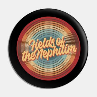 Fields of the Nephilim Vintage Circle Pin