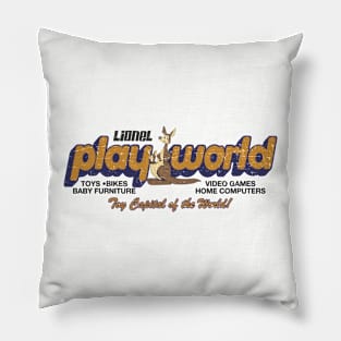 Distressed Lionel Playworld Pillow