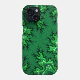 Malachite Fractals 2 Phone Case