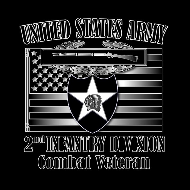 2nd Infantry Division- Combat Veteran by Relaxed Lifestyle Products