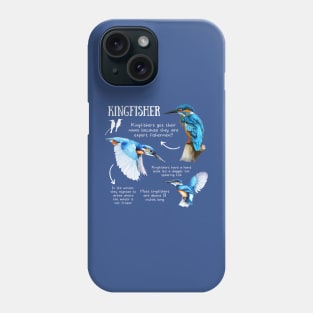 Animal Facts - Kingfisher Phone Case