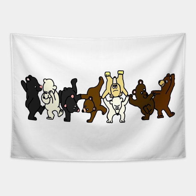 Dancing Bears Tapestry by imphavok