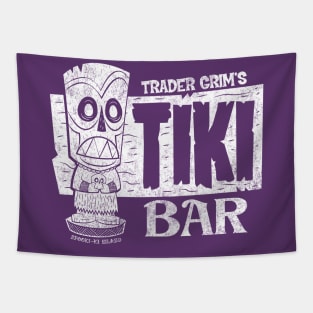 Trader Grim's Tiki Bar Tapestry