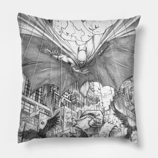 Bat vs Scarcrow Pillow