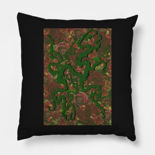 Vines (floral background) Pillow