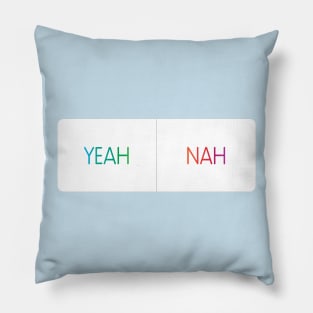 Instagram Poll - Yeah/Nah Pillow