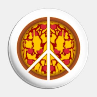 Peace sign pizza! Pin