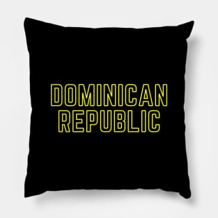 Dominican Republic Travel Tourist Pillow