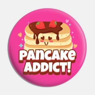 Pancake Lover Addict Cute Design Pin