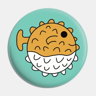 Cute Kawaii Pufferfish Pin