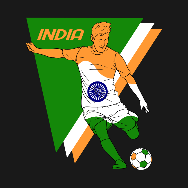 India Futbol Football Soccer Player by Noseking