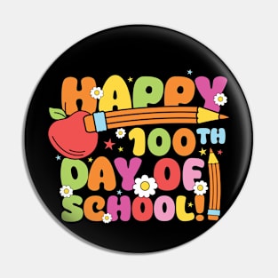 Happy 100 Days Of School Pin