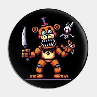 Pixel Five Nights At Freddy's Retro Ni Pin