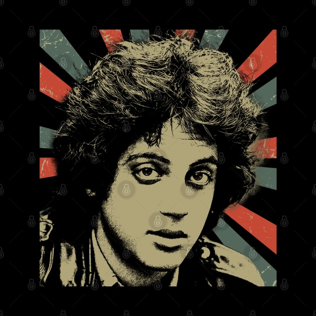 Billy Joel || Vintage Art Design || Exclusive Art by Setipixel