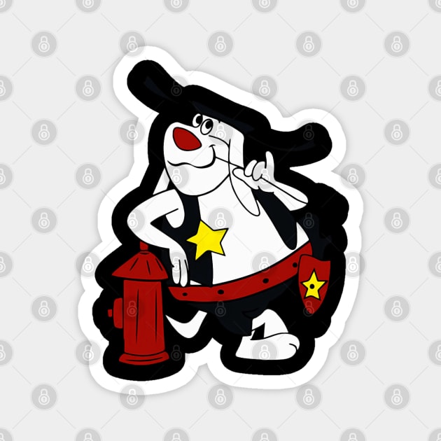 Deputy Dawgs Magnet by Ink Lines