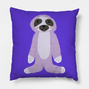 Purple Cute Sloth Pillow