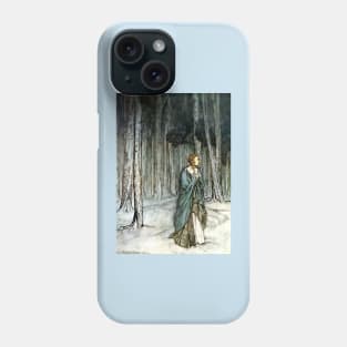 The Lady Enters - Arthur Rackham Phone Case