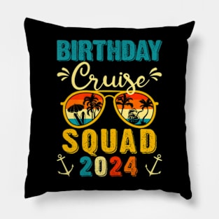 Birthday Cruise Squad 2024 Boat Birthday Party Cruise Bday Pillow