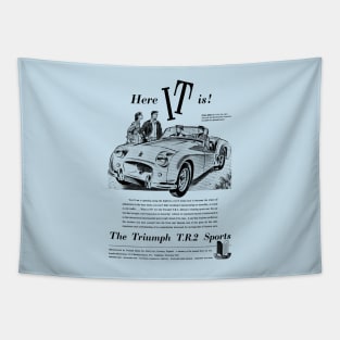 TRIUMPH TR2 - advert Tapestry