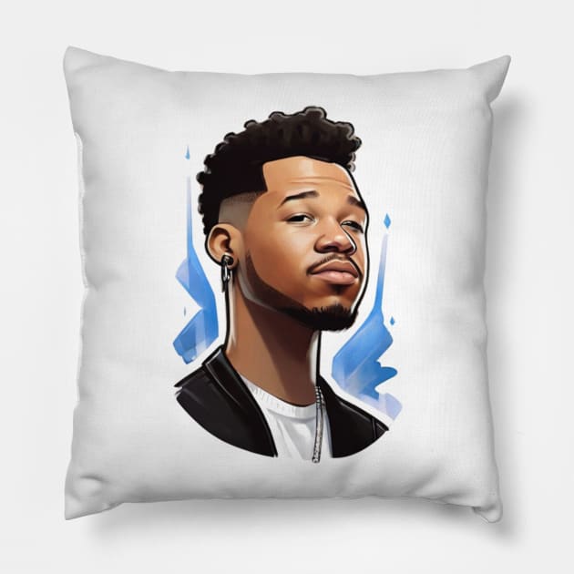 Jalen Brunson Pillow by unn4med