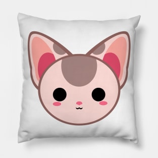 Cute Spotted Sphynx Cat Pillow