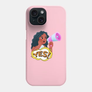 yes to voice to parlement Phone Case