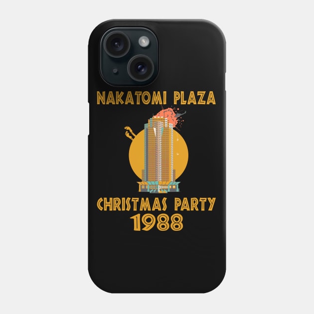 Nakatomi Plaza Christmas Party 1988 Phone Case by Raul Caldwell