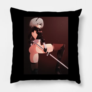 Nier Automata 2B Pillow