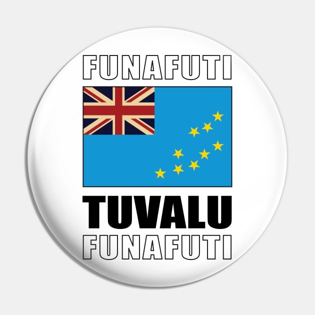 Flag of Tuvalu Pin by KewaleeTee