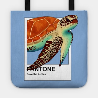 Save the turtles Tote