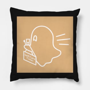 Self Care Ghostie on their way to bring you your toothbrush! Pillow