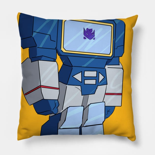 soundwave Pillow by inkpocket