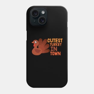 The cutest turkey in town Phone Case