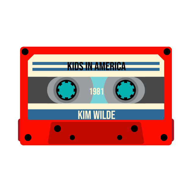 Kim Wilde Classic Cassette Tape by PowelCastStudio