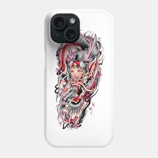 dragon girl Phone Case