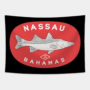 Nassau Bahamas Fishing Tapestry