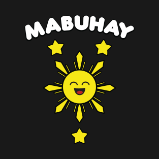 Mabuhay Filipino Flag Sun and Stars T-Shirt